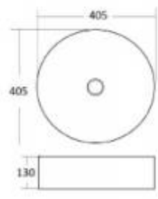 Vasque FORMA — Essential — Dessin technique